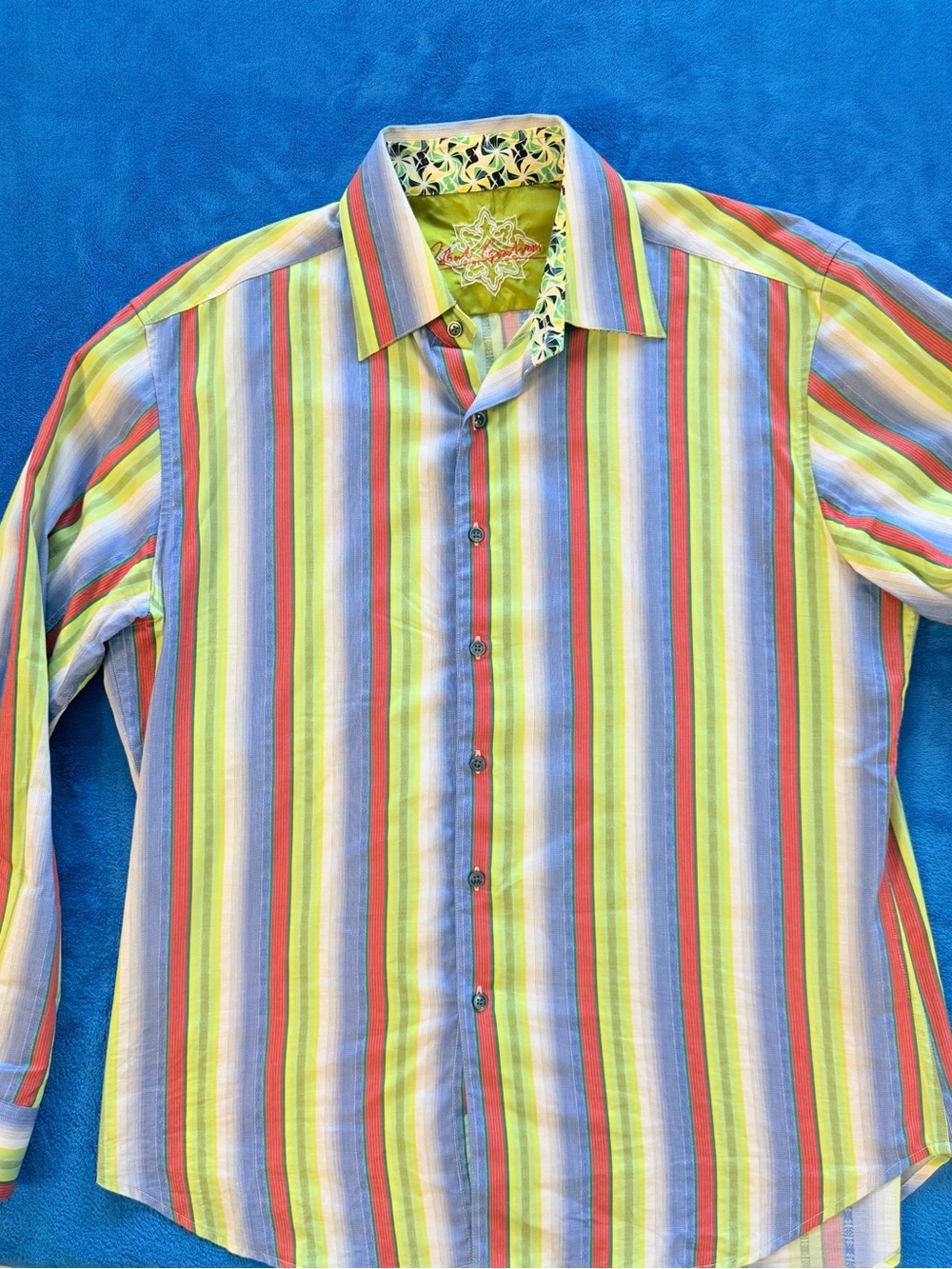 Robert Graham Men's Multicolor Vertical Stripe Button-Down Shirt